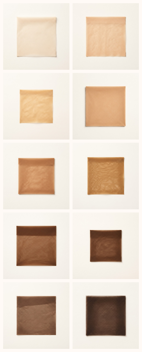 Formulating 10 Inclusive Skin Tone Shades of Tights